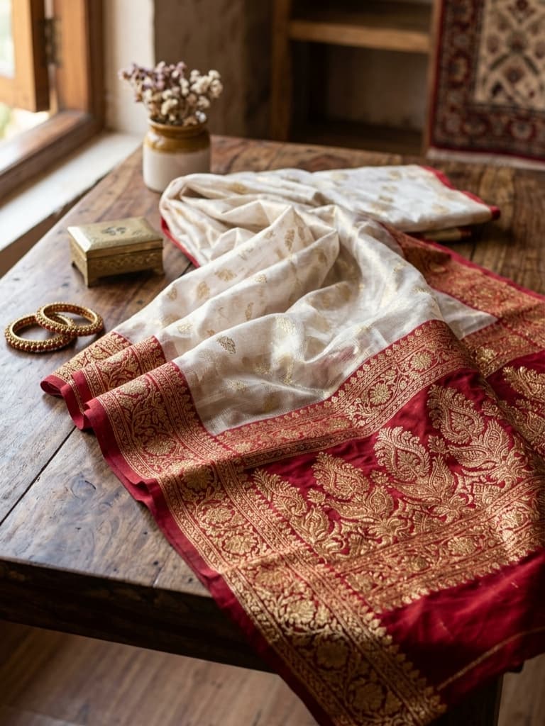 Tissue sarees